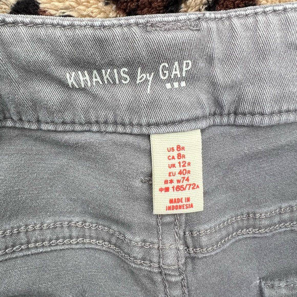 Gap Gray Grey Khaki Carpenter style skinny pants - Picture 3 of 3